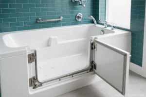 Walk-In Tub Doors: Inward-Swing vs. Outward-Swing Explained