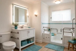 Lighting and Flooring: Safer Bathroom Design for Seniors
